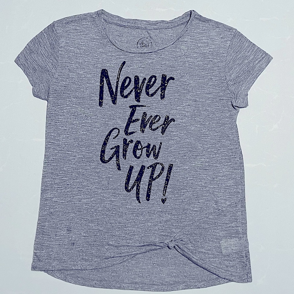 Girls size 14 Gray Short sleeve T-shirt